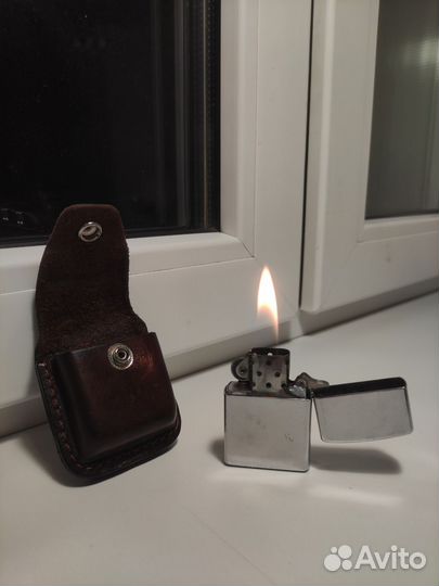 Зажигалка zippo с чехлом Оригинал