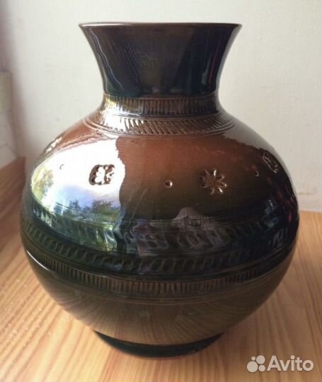 Ваза декоративная глина керамика СССР