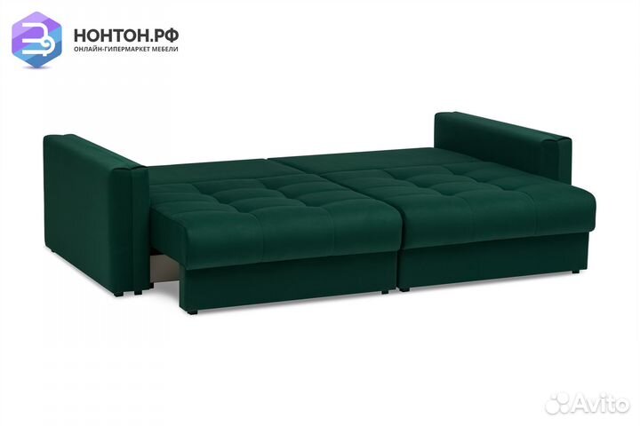 Диван тик-так Монарх изумрудный