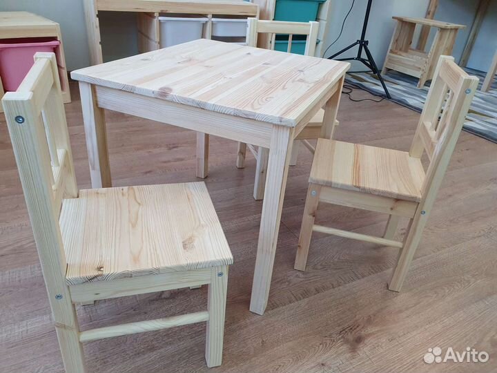 Туристический детский стул и стол