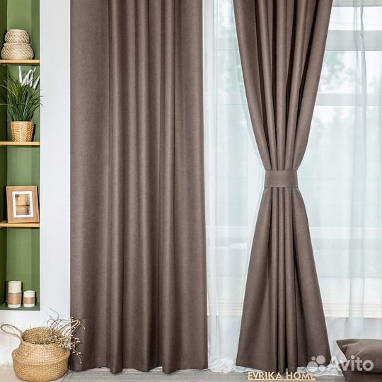 Шторы блэкаут Массимо Цикорий