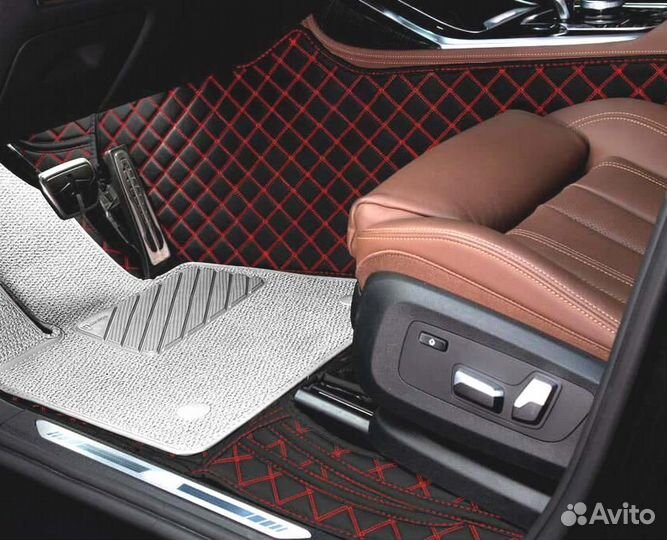 3D Коврики Mercedes Maybach Салон Багажник Экокожа