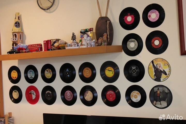 Виниловые пластинки-миньоны для дизайна интерьеров