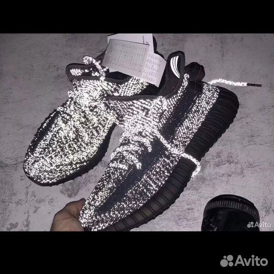 Кроссовки Adidas Yeezy Boost 350 Black Reflective