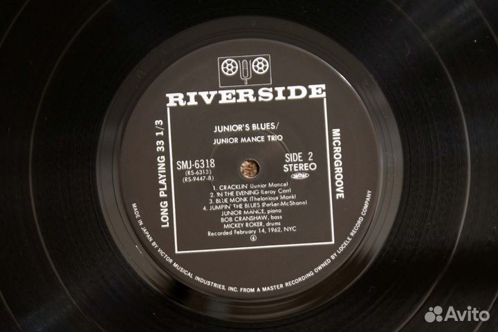 Junior Mance Trio – Junior's Blues Japan 1983 OBI