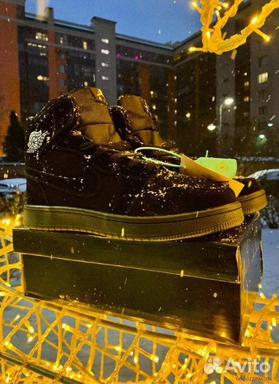 Кроссовки Nike Air Jordan тёплые (Арт.33561)