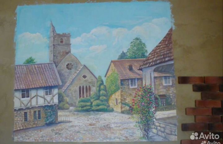 Расписываю стены, мебель