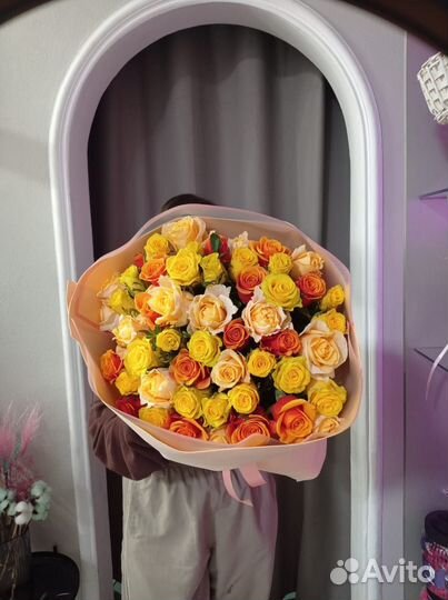 51 роза с доставкой Армавир Новокубанск