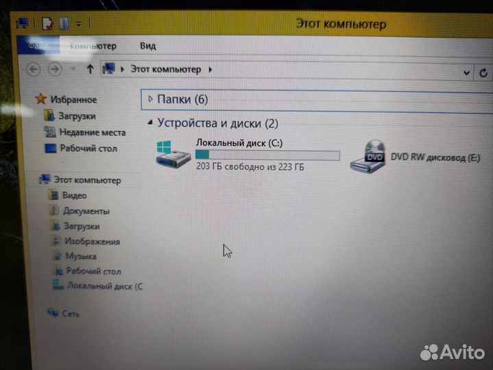 Ноутбук asus AMD/6GB/SSD