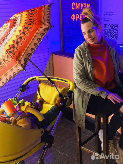 Коляска mima xari yellow