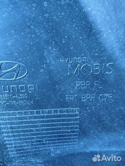 Бампер передний hyundai solaris