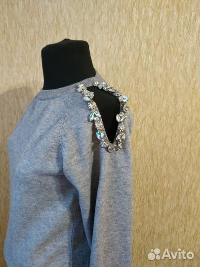 Брючный костюм женский шерстяной 44