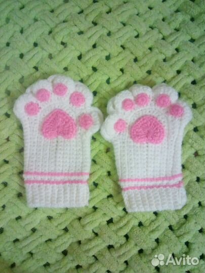 Перчатки без пальц 