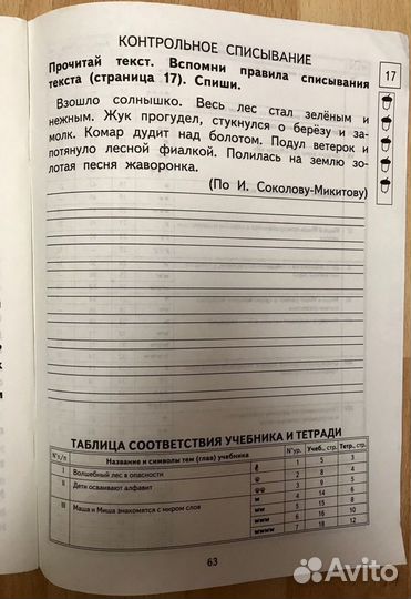 Русский язык 1 класс. Тетрадь Гольфман. Чуракова