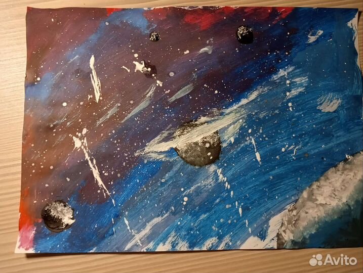 Рисунок космос от автора (1 рисунок)