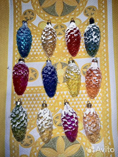 Новогодние ёлочные игрушки СССР