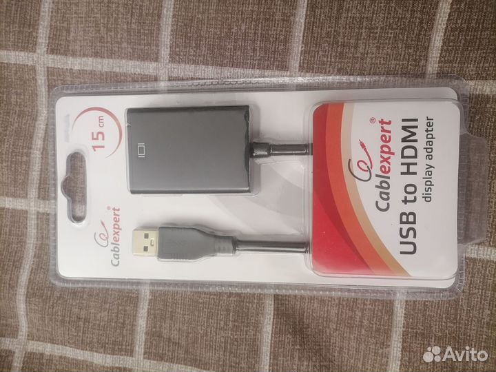 USB - hdmi переходник для подключения доп монитора