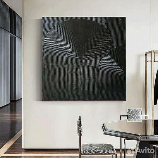 Фактурная картина маслом абстракция