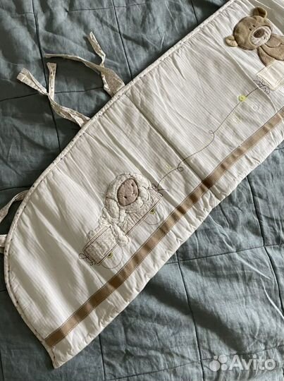 Бортики / белье Mothercare в детскую кроватку