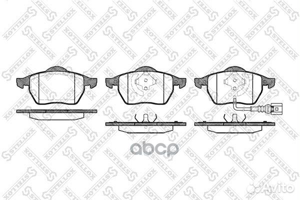 401 041-SX 390 41FDB1463 колодки дисковые п