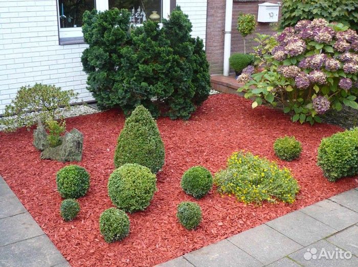 Кора лиственницы фр. 20-50 для ландшафта