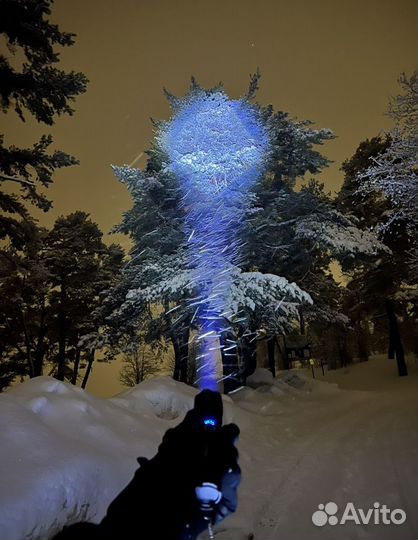 Ручной фонарь на мощном диоде P90. 8ч света 26650