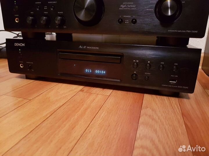 Black усилитель Denon pma-720ae