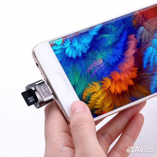 Картридер Usb Type C на micro SD