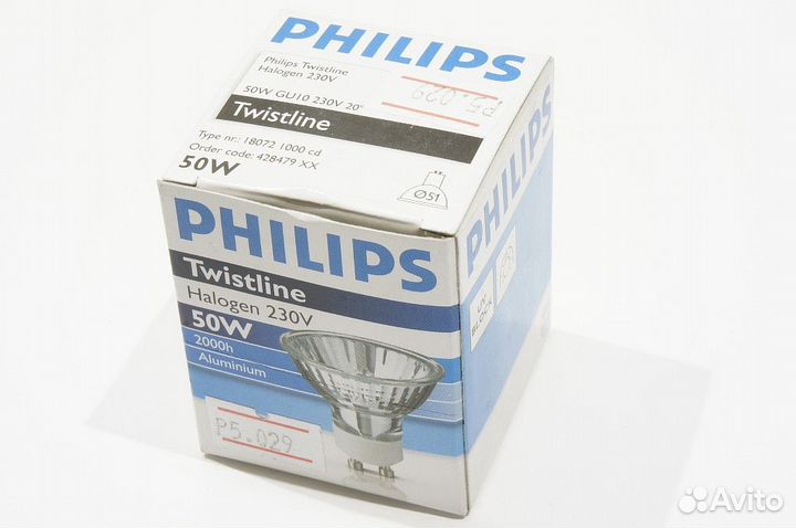 Лампочка Philips Twist line 50Вт GU10 aluminium