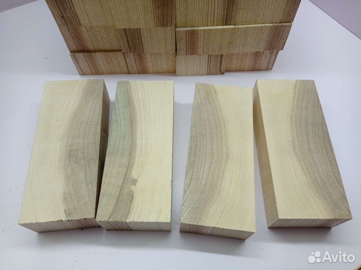 Ясень торцевой заготовка на рукоять ножа