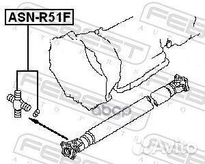 Крестовина карданного вала 27x76 ASN-R51F ASN-R51F