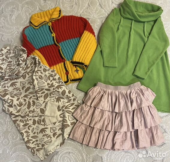 Платья, джинсы, юбка, куртка, джемпер, 110-140