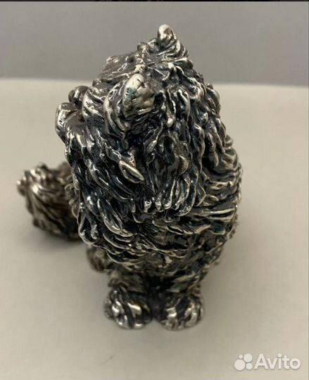 Фигура кошки серебро 925 проба