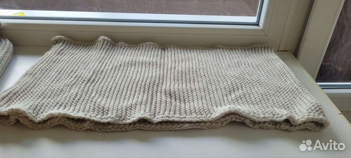 Комплект шапка, шарф, варежки