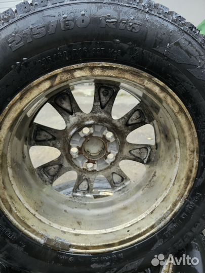 Колеса с шинами Pirelli formula ice 215 60 r16