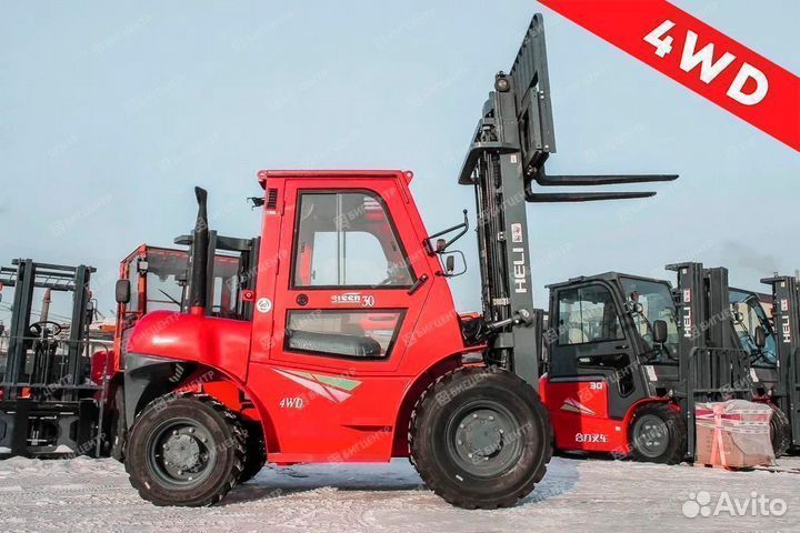 Вилочный погрузчик Heli CPCD30 (4WD), 2023