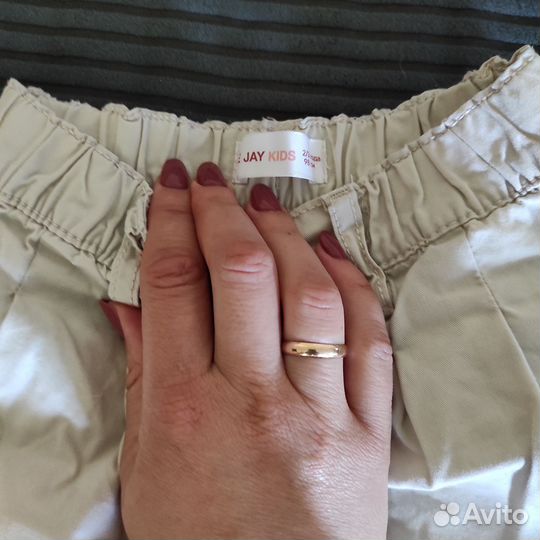 Брюки карго для девочки 98