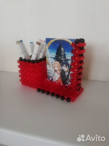 Органайзер для канцелярии из бусин