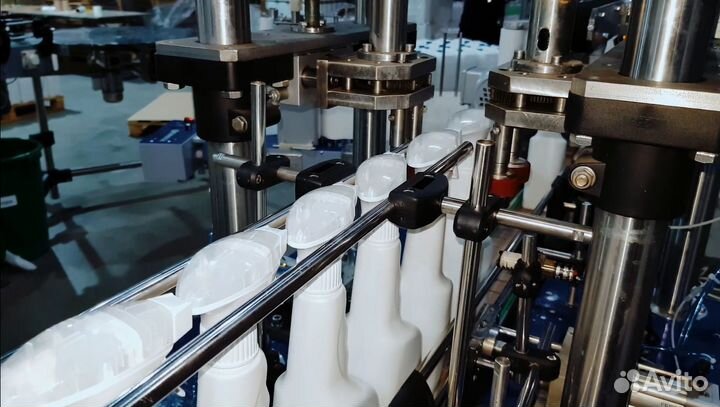 Линия розлива бытовой Химии в Пэт