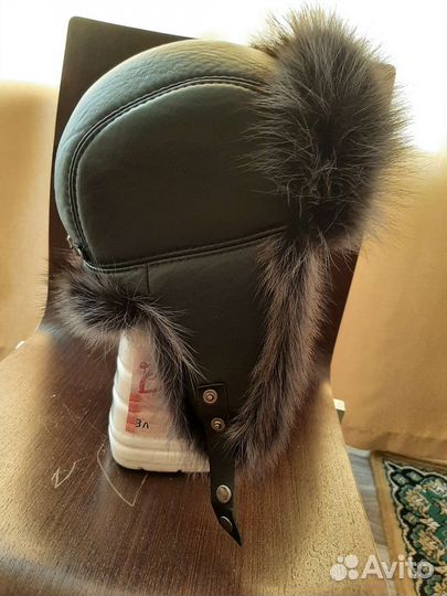 Мужская шапка ушанка меховая