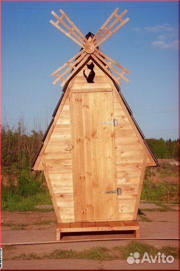 Уличный туалет с установкой PRO878