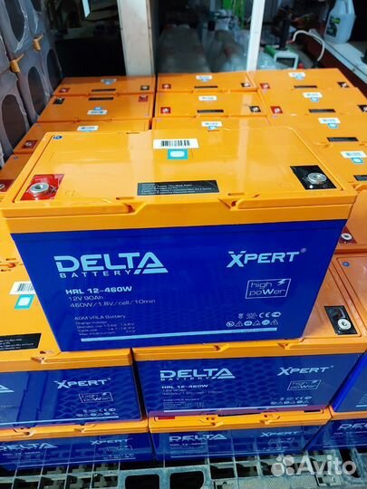 AGM аккумулятор Delta Xpert 12V 90ah HRL 12-460W