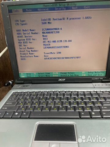 Материнская плата Acer travelmate 3200 ZA1