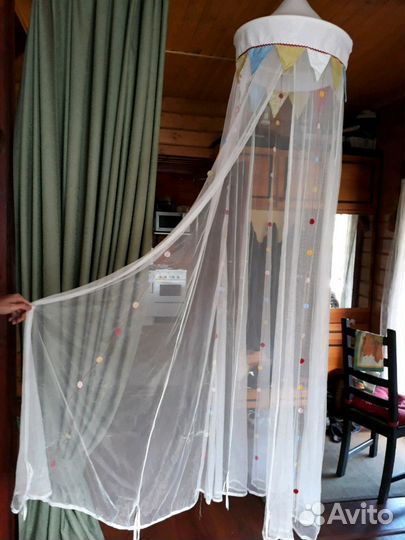 Полог-шатер для детской кроватки