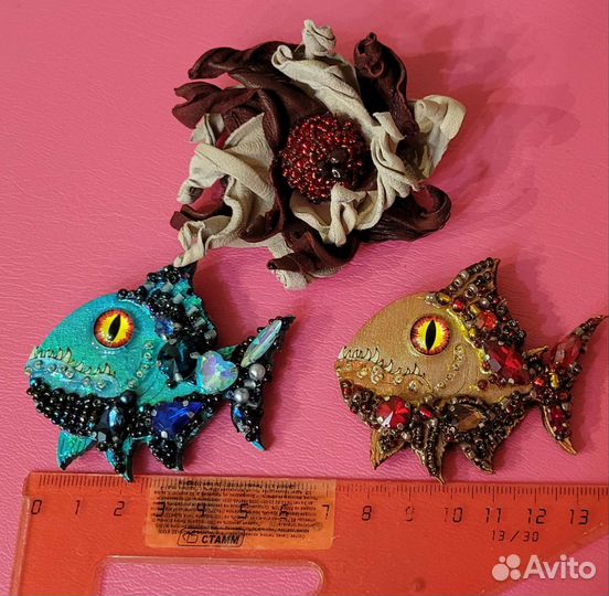 Броши hand made