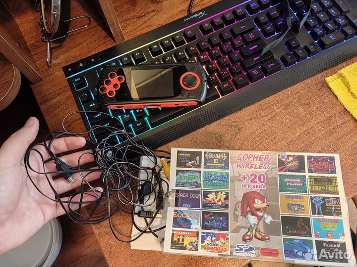 Портативная игровая приставка sega
