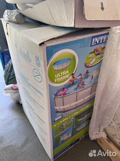 Каркасный бассейн intex ultra frame 4,88/1.22