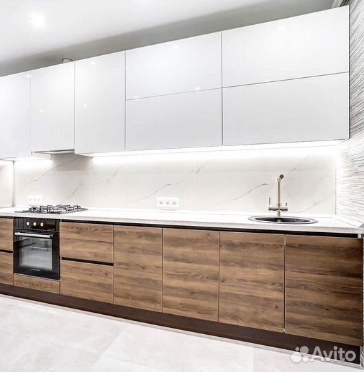 Кухонный гарнитур прямой на заказ