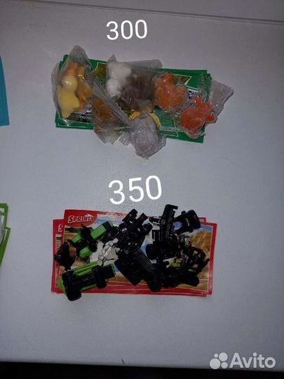 Игрушки из киндера сюрприз