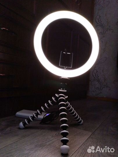 Кольцевой светильник со штативом